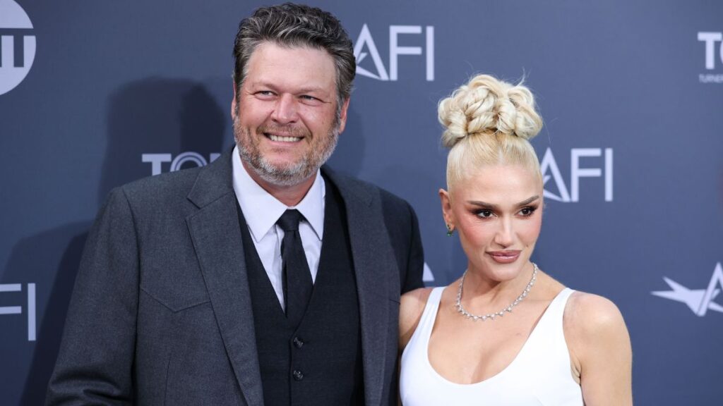 Blake Shelton and Gwen Stefani 