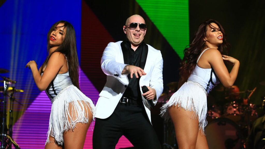 Pitbull the artist on stage