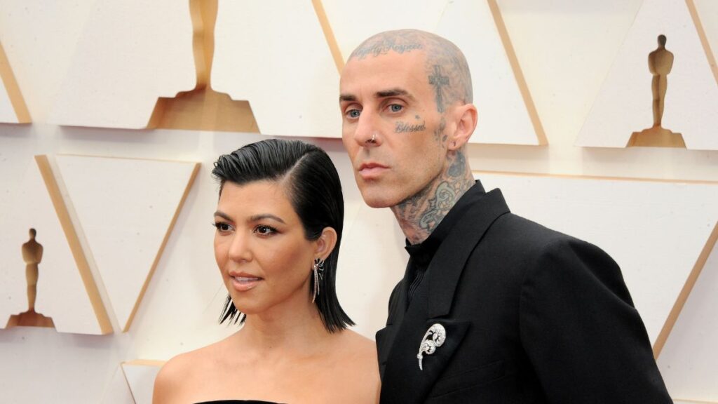 Travis Barker and Kourtney Kardashian