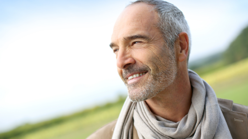 smiling older man