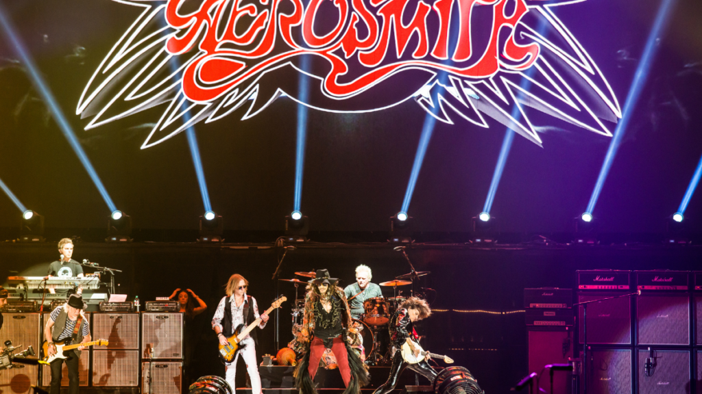 aerosmith on stage