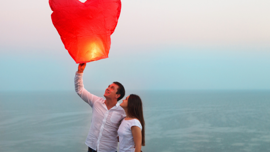 Couple Sky Lantern 