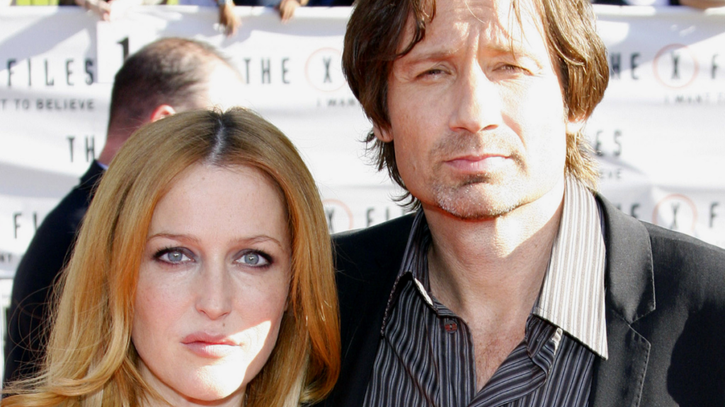 David Duchovny and Gillian Anderson