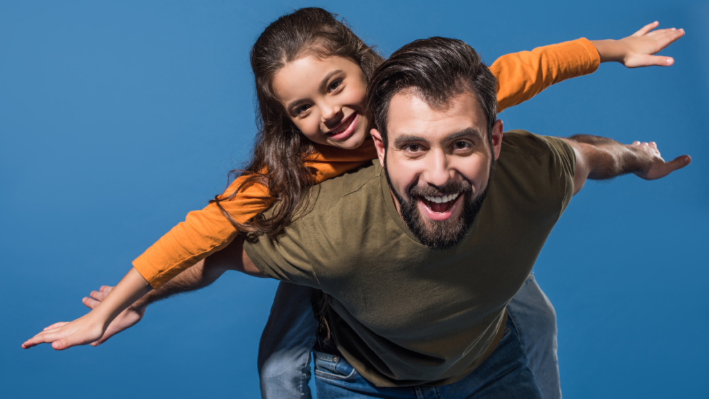 father with daughter