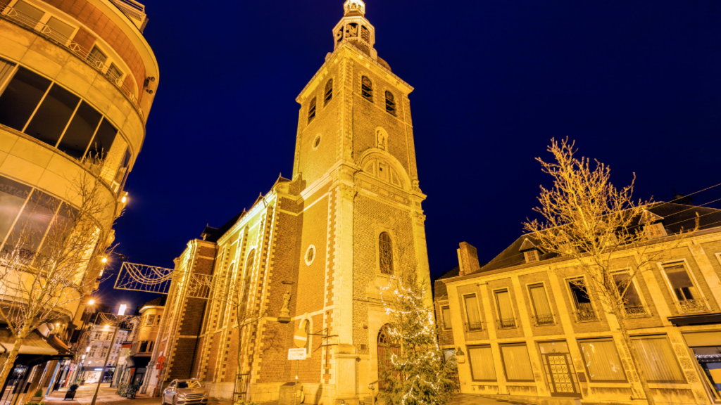 Hasselt, Belgium at night