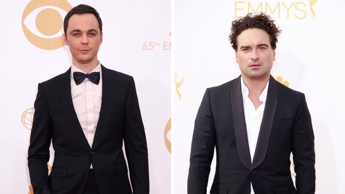 Jim Parsons and Johnny Galecki