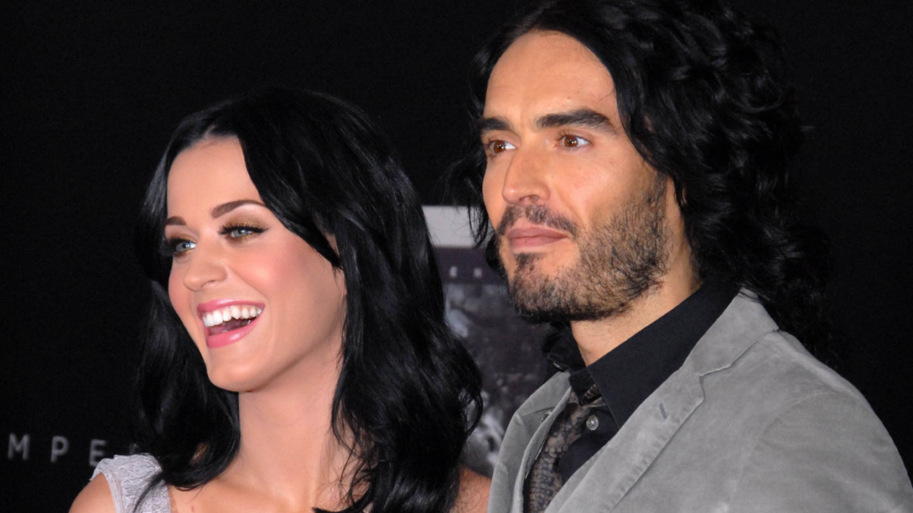 Katy Perry and Russell Brand