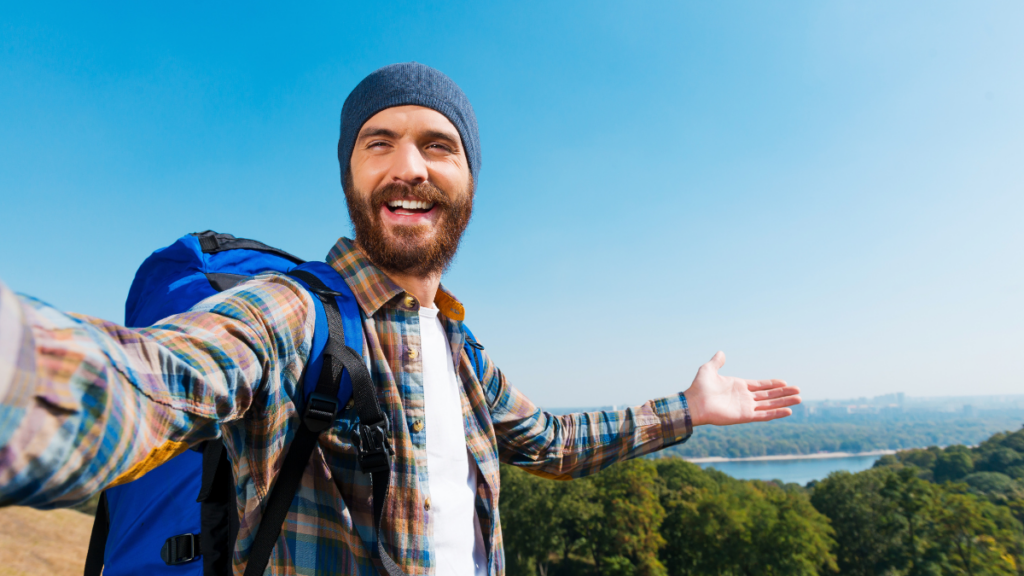 Man Hike Outdoors