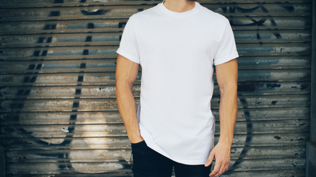 Man White T-shirt