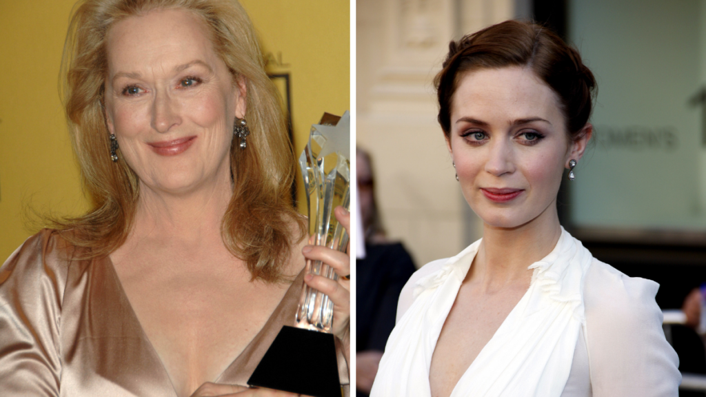 Meryl Streep and Emily Blunt 