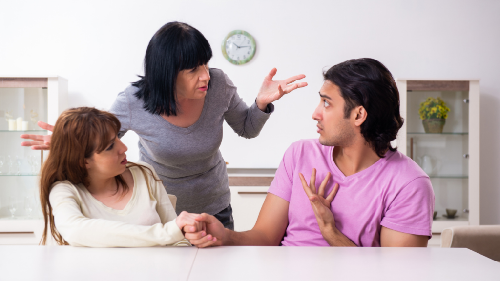 mother in law fighting with family