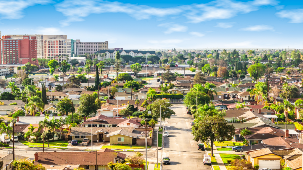 Orange County California neighborhood