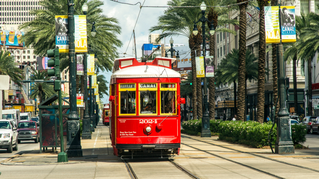 red trolley