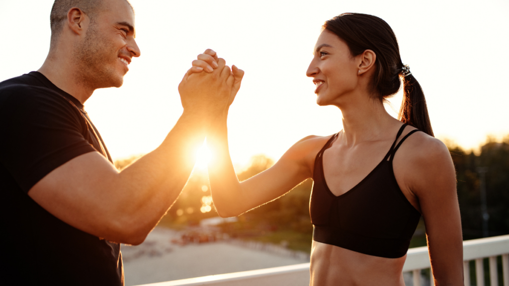 Resilient Happy Smile Couple