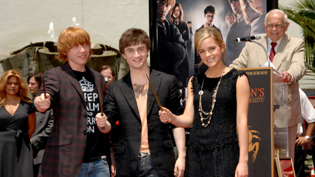 Rupert Grint, Daniel Radcliffe, Emma Watson