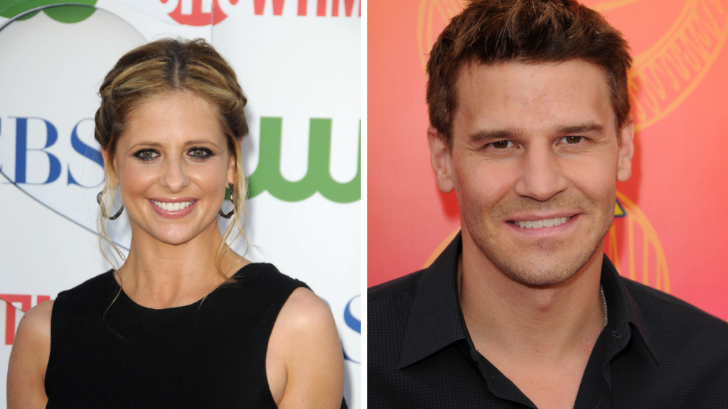 Sarah Michelle Gellar and David Boreanaz