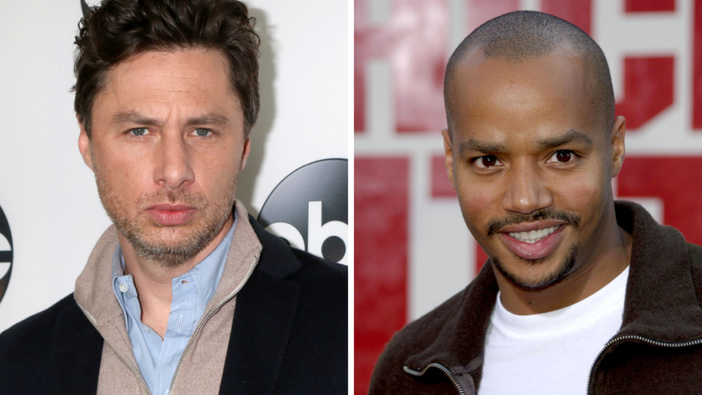 Zach Braff and Donald Faison