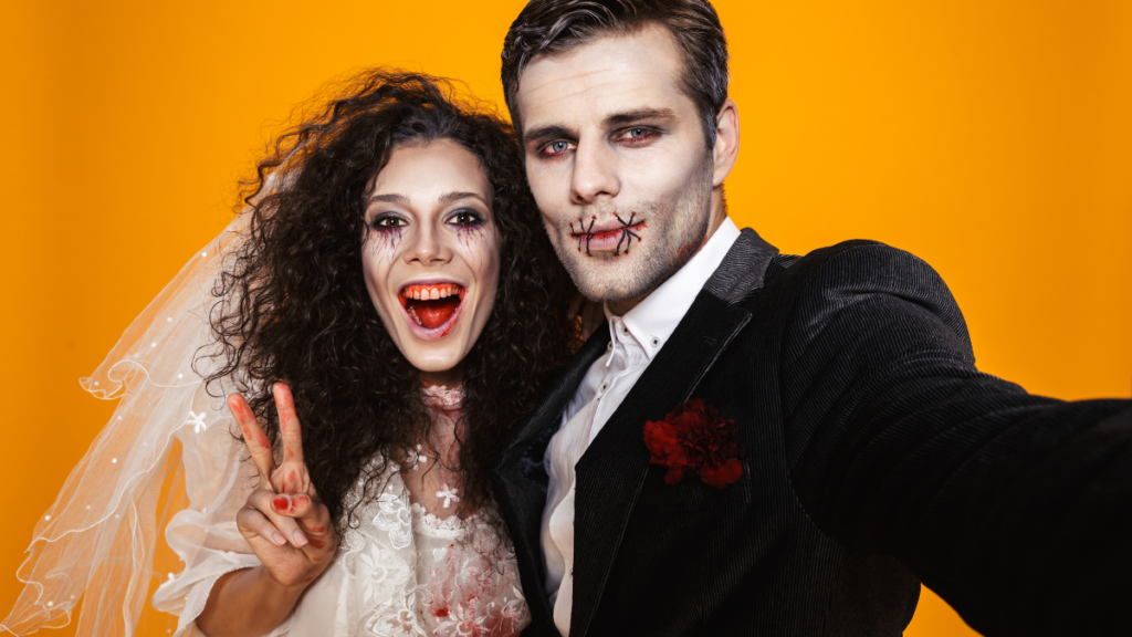 zombie bride and groom